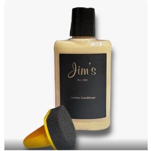 Jim’s leather conditioner and applicator - 236ML / 8 oz.